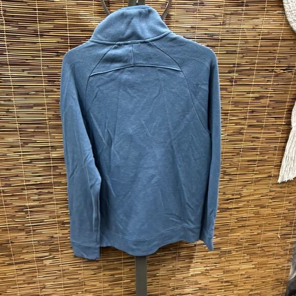 Men's Half Zip Fleece Sweater - All in Motion™‎ Airway Blue S - Picture 3 of 3